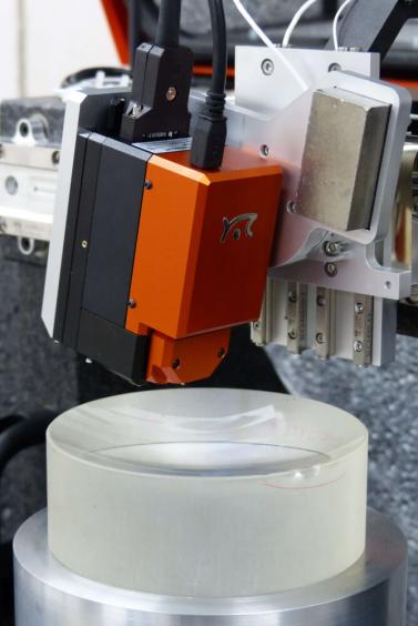 NaniteAFM integration example for lens measurement NaniteAFM integration example for lens measurement